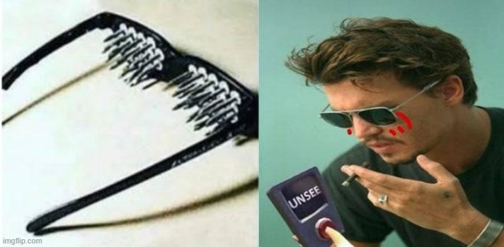 Unsee spike glasses | image tagged in unsee spike glasses | made w/ Imgflip meme maker
