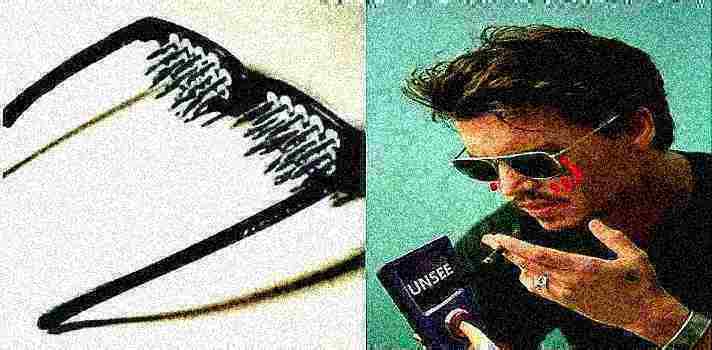 High Quality Unsee spike glasses deep-fried 2 Blank Meme Template