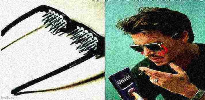 unsee spike glasses | image tagged in unsee spike glasses deep-fried 2,can't unsee,reactions,reaction,deep fried,deep fried hell | made w/ Imgflip meme maker