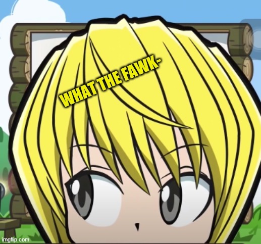 Kurapika what the fawk- | image tagged in kurapika what the fawk- | made w/ Imgflip meme maker