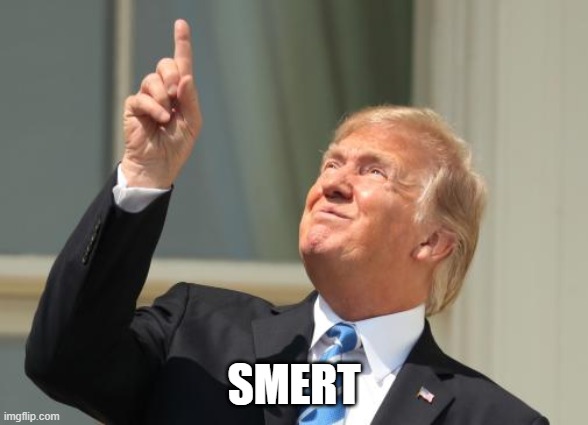 Trump Sun | SMERT | image tagged in trump sun | made w/ Imgflip meme maker