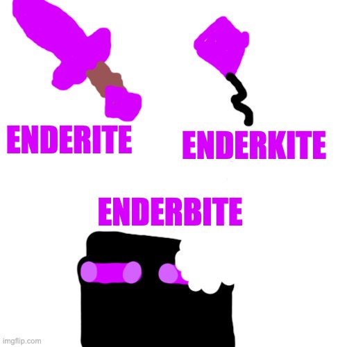 ok then | ENDERKITE; ENDERITE; ENDERBITE | image tagged in memes,blank transparent square | made w/ Imgflip meme maker