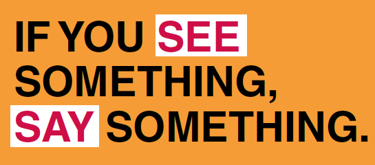 High Quality If you see something say something Blank Meme Template