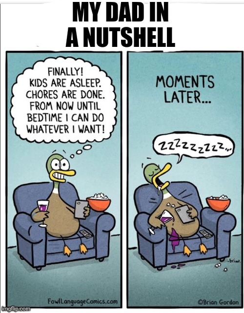 MY DAD IN A NUTSHELL | made w/ Imgflip meme maker