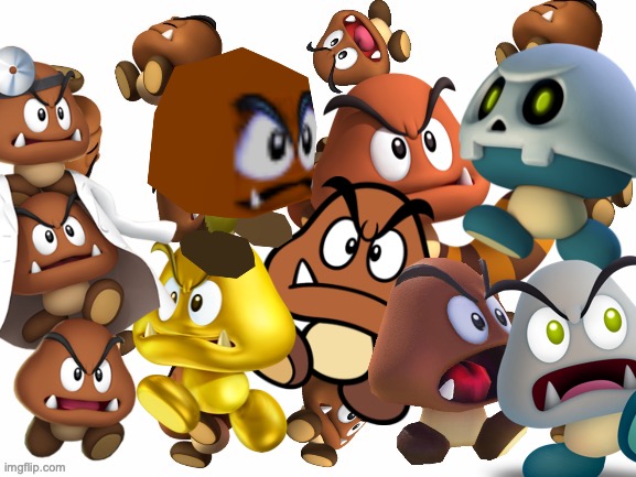 Goomba day | image tagged in goomba | made w/ Imgflip meme maker