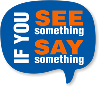 If you see something say something transparent Blank Meme Template