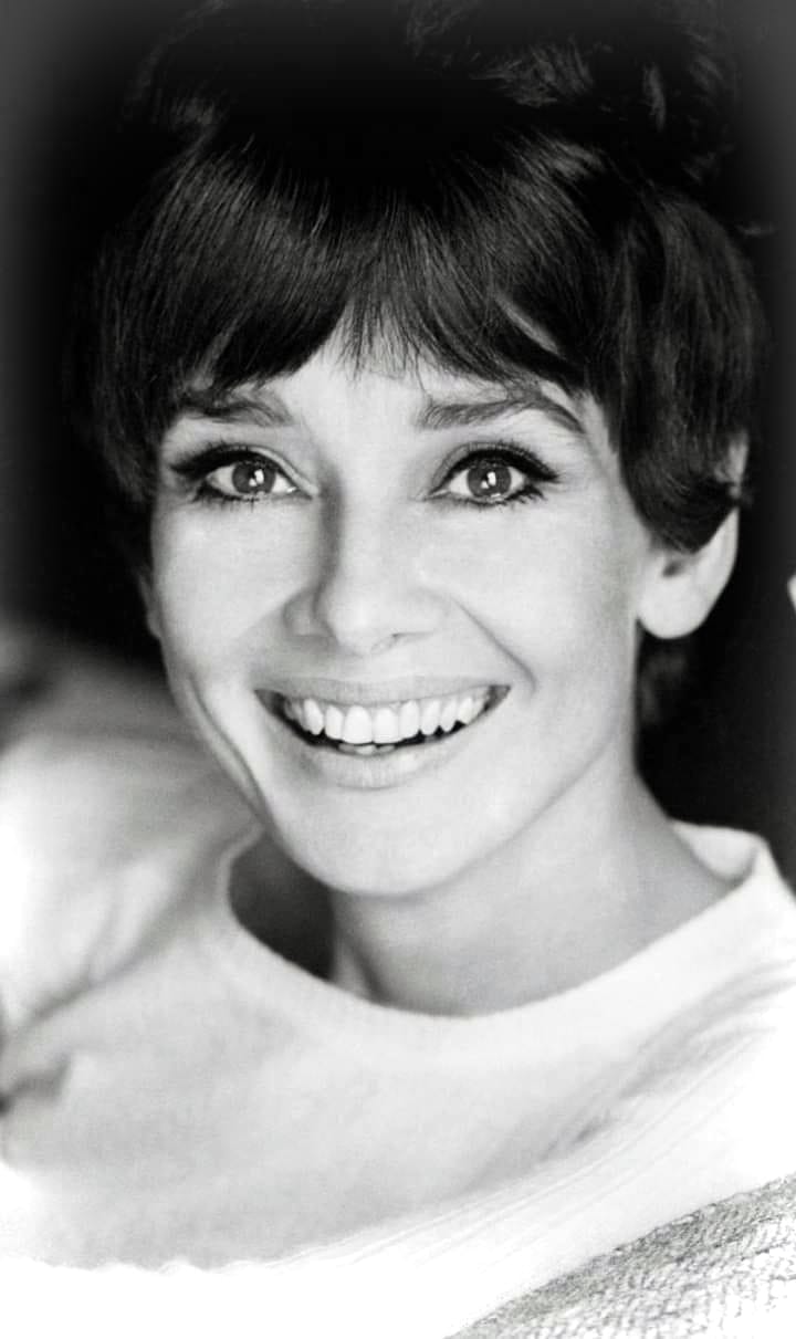 High Quality Audrey Hepburn smile Blank Meme Template