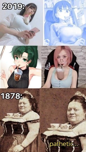 Boobs 1878 to 2019 Blank Meme Template