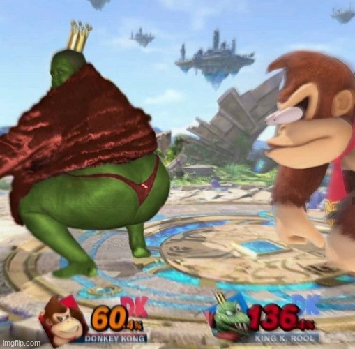 im dying of laughter help me | image tagged in king krool | made w/ Imgflip meme maker