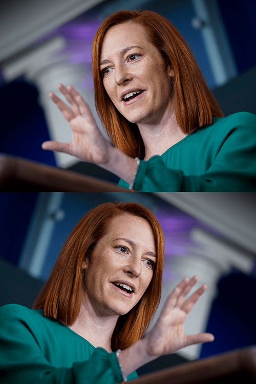 Put it somewhere else Jen Psaki Blank Meme Template