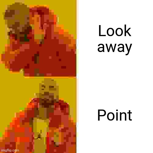 Anti-meme to disrupt the MCU | Look away; Point | image tagged in memes,drake hotline bling | made w/ Imgflip meme maker