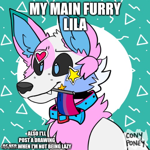 *yeets Lila* | MY MAIN FURRY
LILA; ALSO I'LL POST A DRAWING OF HER WHEN I'M NOT BEING LAZY | image tagged in owo | made w/ Imgflip meme maker