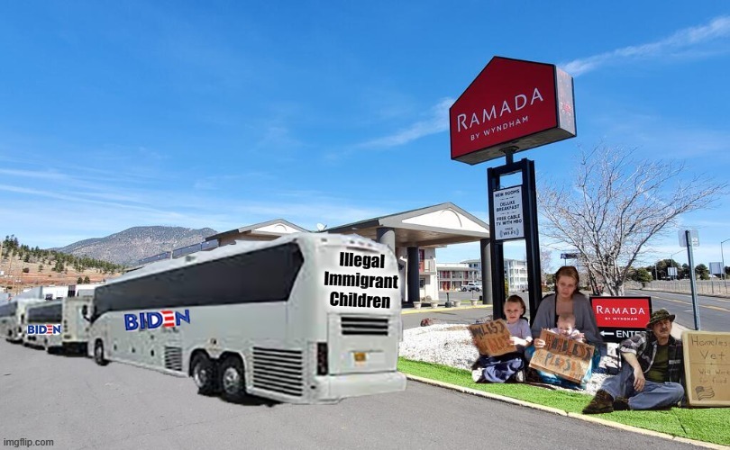 The Biden Motel: No vacancy...except for illegals. | image tagged in illegal immigration,illegal aliens,joe biden,democrats,memes | made w/ Imgflip meme maker