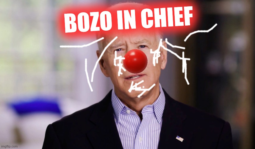 Bozo in Chief | BOZO IN CHIEF | image tagged in joe biden 2020 | made w/ Imgflip meme maker