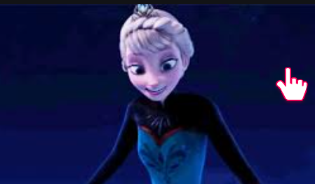 Elsa looking down Blank Meme Template