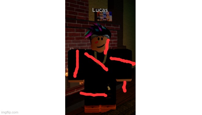 a Five nights at Filcker 2 Lucas | image tagged in blank white background | made w/ Imgflip meme maker