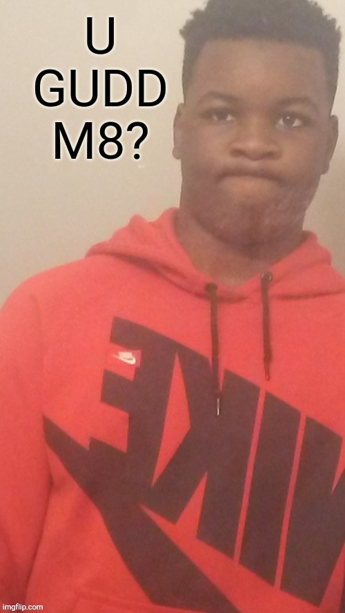 image tagged in u gudd m8 | made w/ Imgflip meme maker