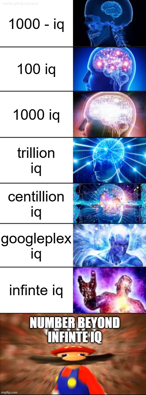 Image tagged in 7tier expanding brain,infinte Imgflip