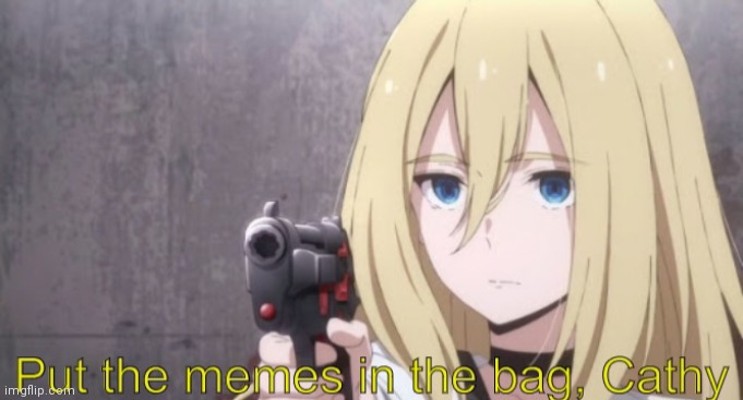 Rachel put the memes in the bag | image tagged in rachel put the memes in the bag | made w/ Imgflip meme maker