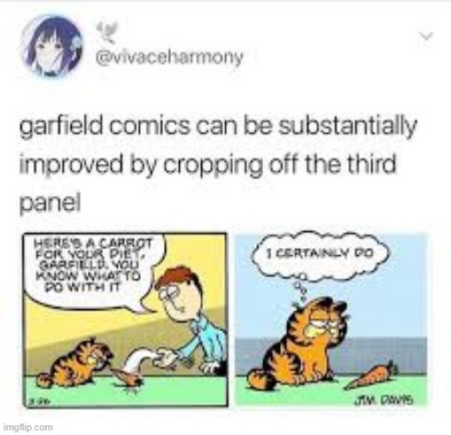 Dirty mind | image tagged in garfield,comic,dirty mind | made w/ Imgflip meme maker