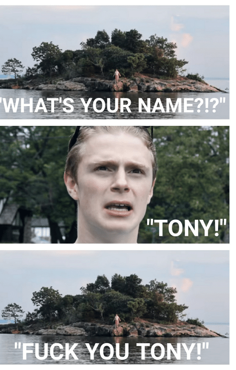 Fuck you Tony Blank Meme Template