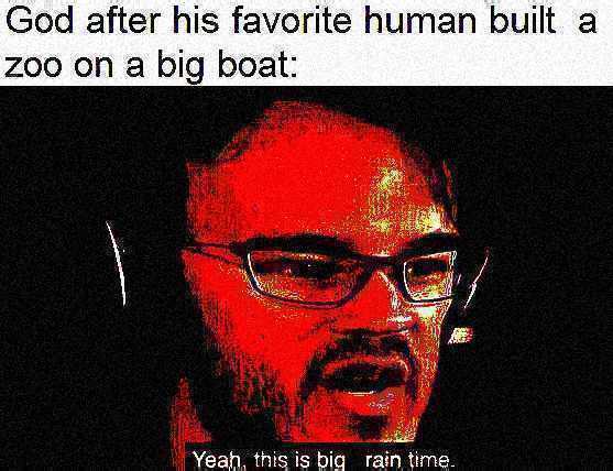 big rain Blank Meme Template