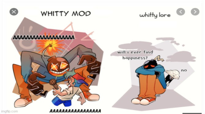 rip whitty | image tagged in fnf | made w/ Imgflip meme maker