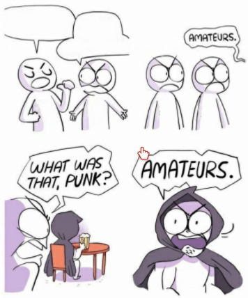 AMATEURS Blank Meme Template
