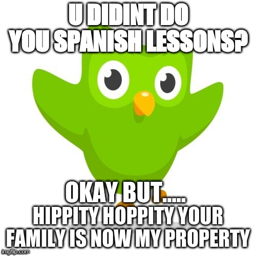 do YOUR GODDAM SPANISH LESSONS | OKAY BUT..... | image tagged in you didn't do your spanish lessons | made w/ Imgflip meme maker