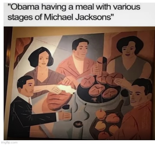 *hee-heeing stops* | image tagged in obama,michael jackson,fun,funny,memes,funny memes | made w/ Imgflip meme maker