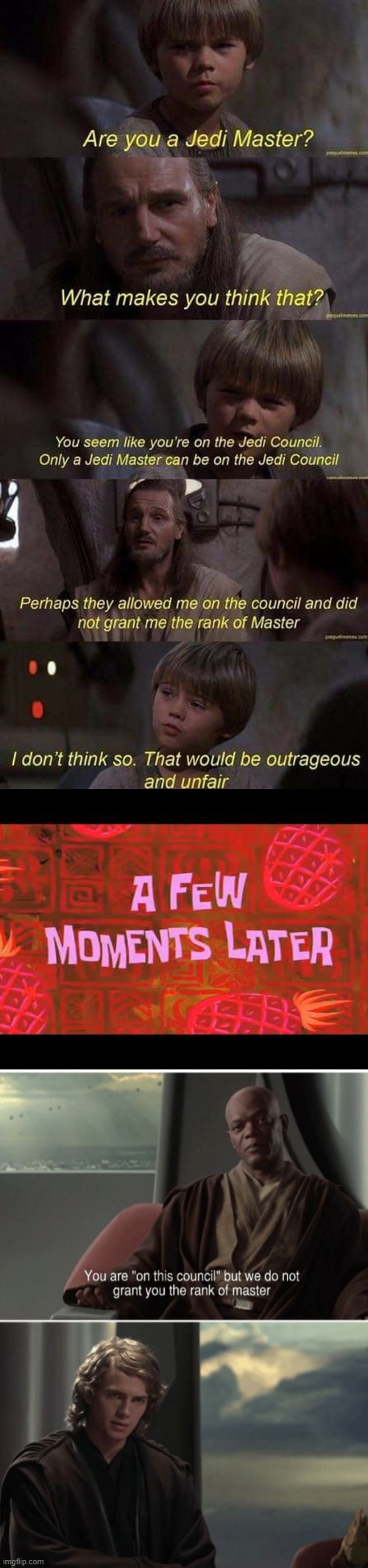 He predicted the last movie of the trilogy! | image tagged in jedi council rank | made w/ Imgflip meme maker