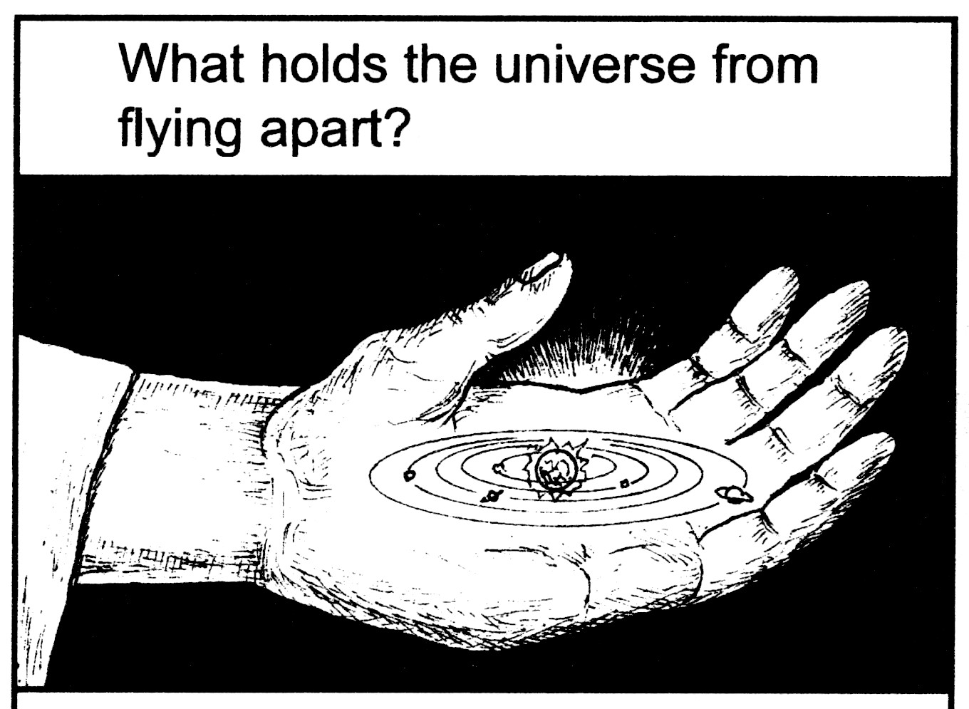 Universe Hand Blank Meme Template