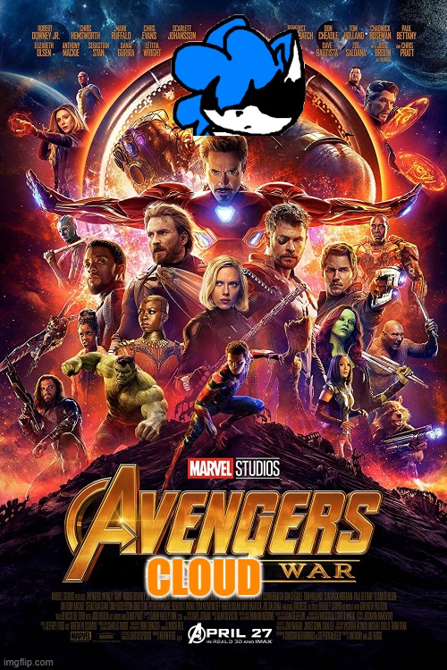AVENGERS CLOUD WAR | CLOUD | made w/ Imgflip meme maker