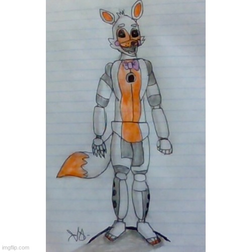 i am too lazy to make tiktoks but I do have this lolbit drawing ^_^