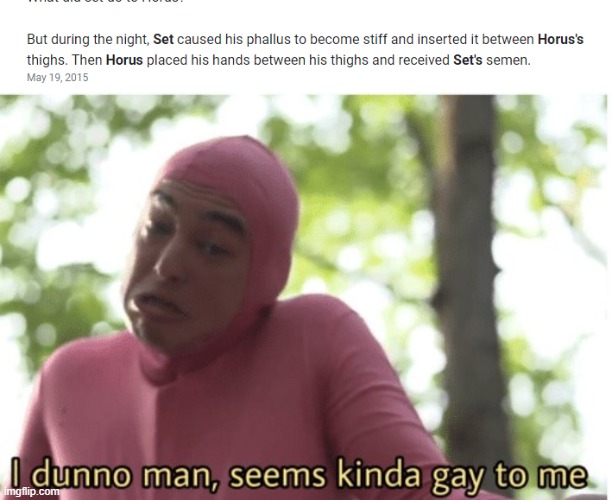 image tagged in i dunno man seems kinda gay to me | made w/ Imgflip meme maker