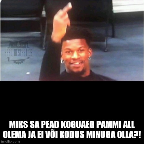 MIKS SA PEAD KOGUAEG PAMMI ALL OLEMA JA EI VÕI KODUS MINUGA OLLA?! | made w/ Imgflip meme maker