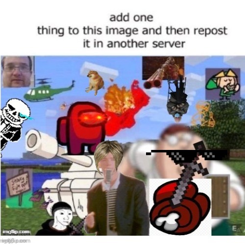 Add another thing then repost it | image tagged in just do it | made w/ Imgflip meme maker