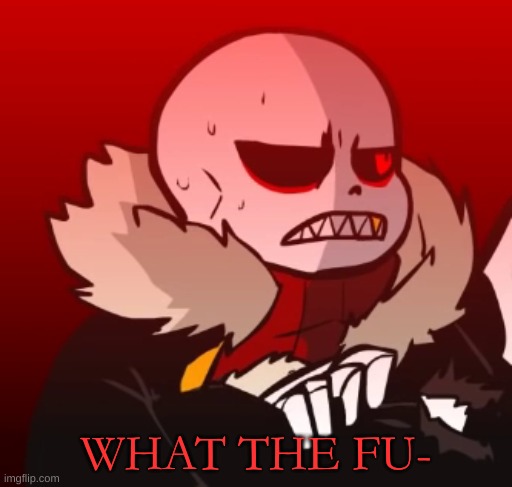 Fell Sans What The Fu- | image tagged in fell sans what the fu- | made w/ Imgflip meme maker