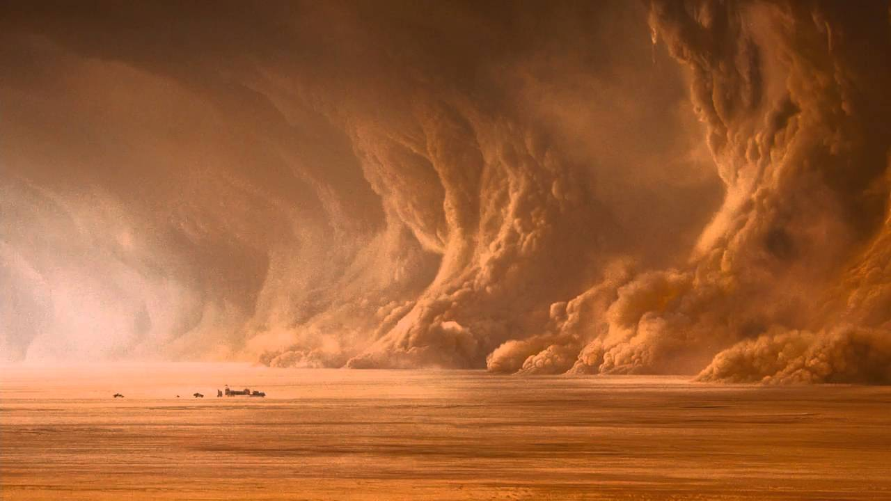 Driving into a sandstorm Blank Meme Template