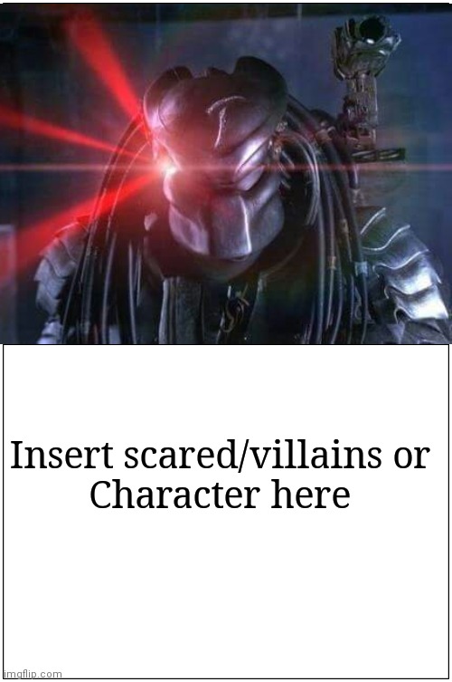 Blank Comic Panel 1x2 Meme | Insert scared/villains or
Character here | image tagged in memes,blank comic panel 1x2 | made w/ Imgflip meme maker