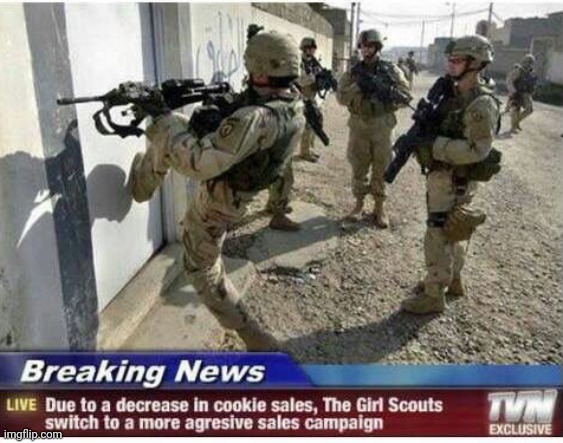 Wot~ | image tagged in funny,girl scouts | made w/ Imgflip meme maker