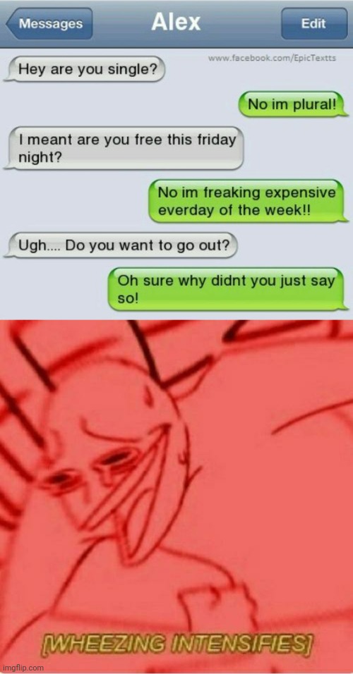 This girl is a rocker lol | image tagged in wheeze,dating,funny texts,funny,sarcasm | made w/ Imgflip meme maker