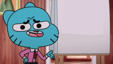 High Quality Gumball Sign Blank Meme Template