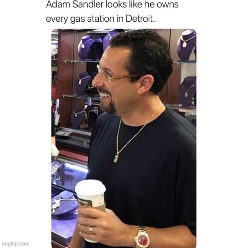 Adam Sandler is pretty good | image tagged in actor,adam sandler | made w/ Imgflip meme maker