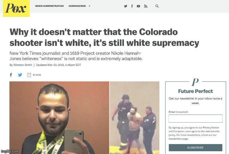 Wha.... how.... huh? | image tagged in white supremacy,politics,guns,colorado | made w/ Imgflip meme maker
