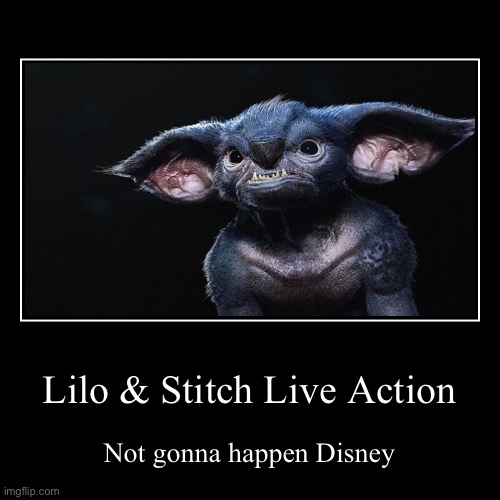 Stitch | image tagged in funny,demotivationals | made w/ Imgflip demotivational maker