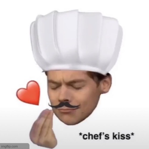 Chef’s kiss | image tagged in chef s kiss | made w/ Imgflip meme maker