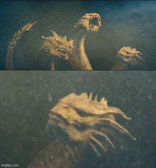 Kevin | image tagged in king ghidorah,three-headed dragon,godzilla,dragon,hydra | made w/ Imgflip meme maker