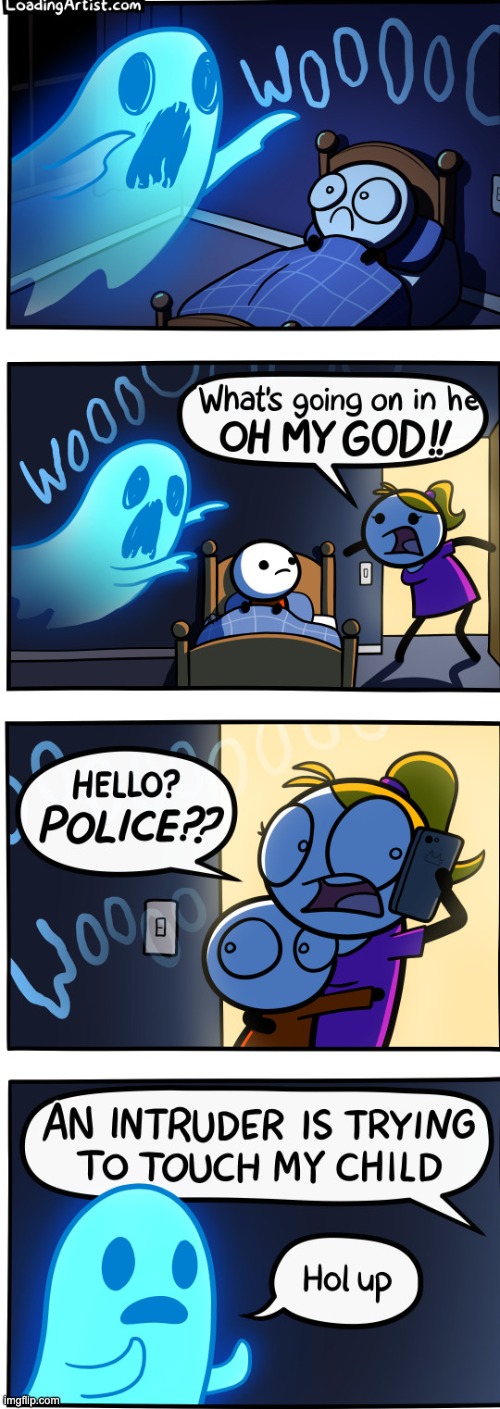 image tagged in funny,comics,ghost | made w/ Imgflip meme maker