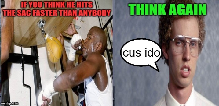 Fastest in teh West | cus ido | image tagged in boxing,red hair,fastest | made w/ Imgflip meme maker